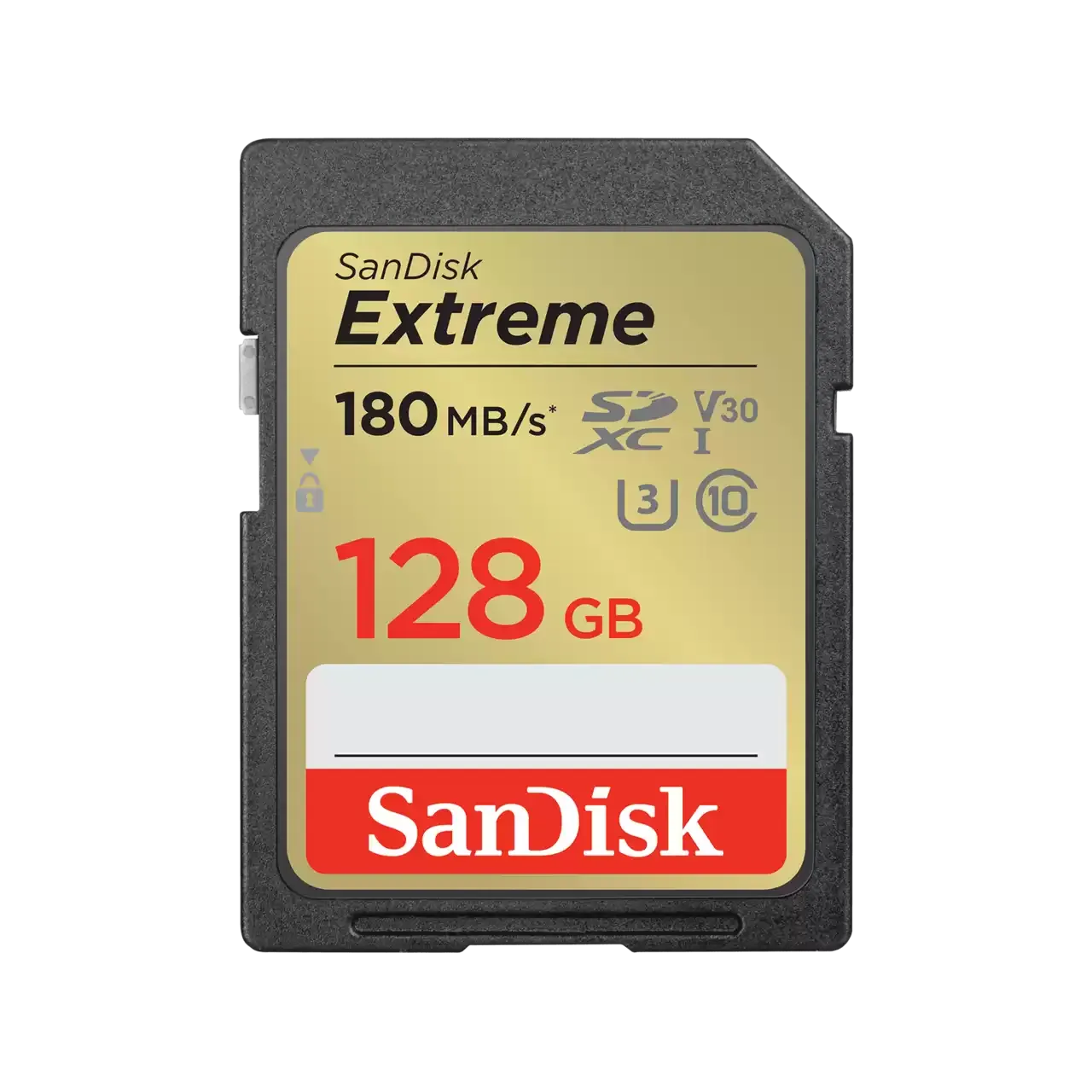 SanDisk 128GB Extreme SDXC (V30, UHS-I/U3, CL10, 180R/90W MB/s) SDSDXVA-128G-GNCIN 772-4534