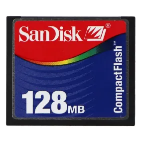 SanDisk 128MB CompactFlash Memory Card SDCFB