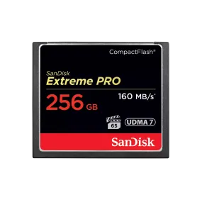 SanDisk 256GB EXTREME PRO CompactFlash (160R/160W MB/s) SDCFXPS-256G-G46 772-3319