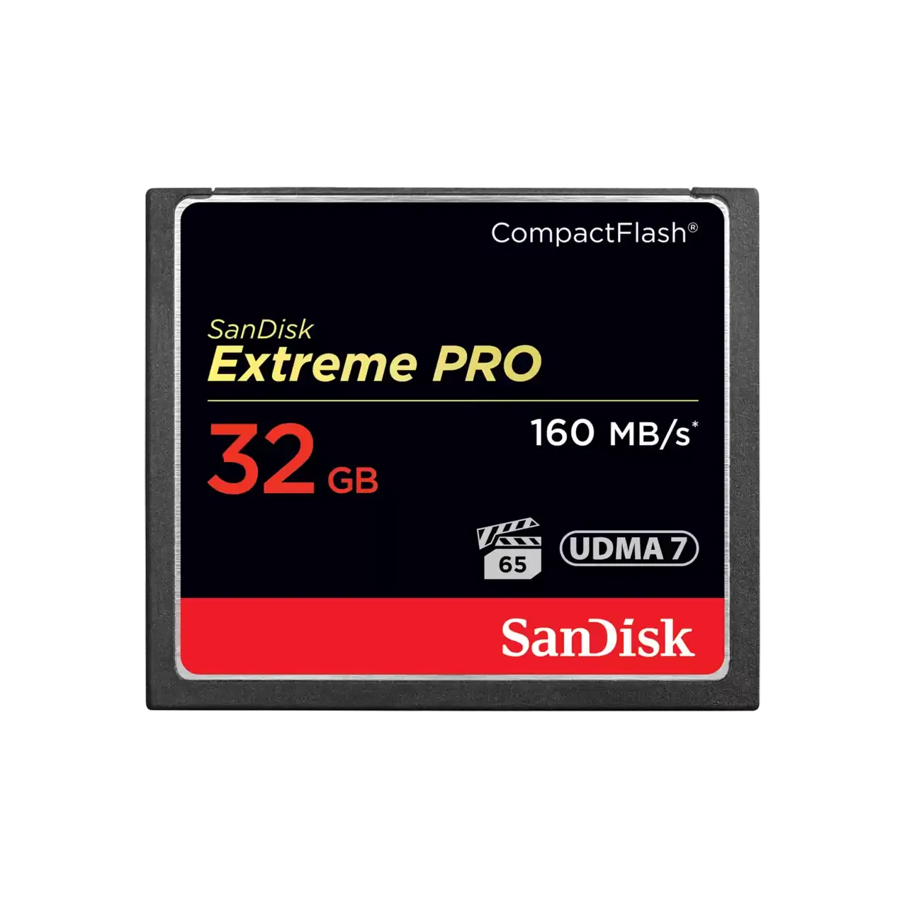 SanDisk 32GB EXTREME PRO CompactFlash (160R/160W MB/s) SDCFXPS-032G-X46 772-3249