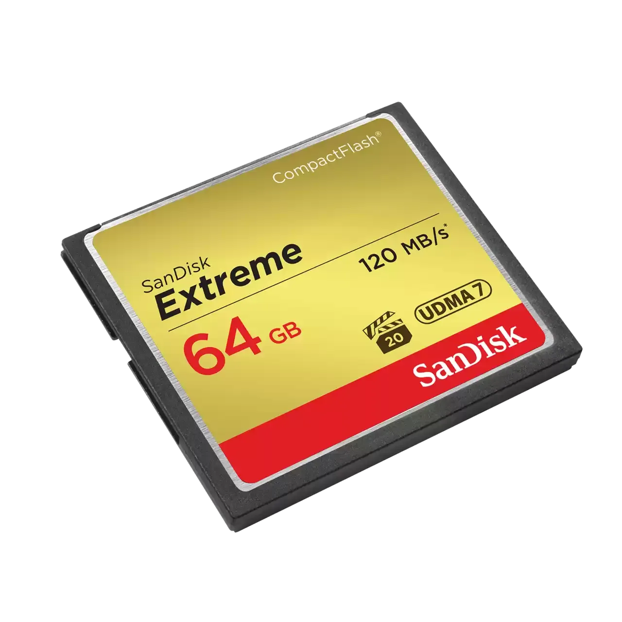 SanDisk 64GB EXTREME S CompactFlash (120R/120W MB/s) SDCFXSB-064G-G46 772-3470