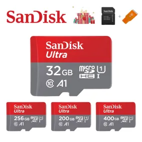 SanDisk A1 Memory Card 400GB 256GB 200GB 128GB 64GB 98MB/S 32GB Micro sd card Class10 UHS-1 flash card Memory Microsd TF/SD Card