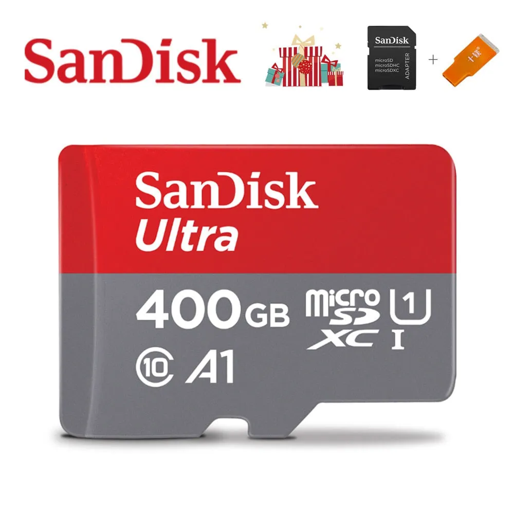 SanDisk A1 Memory Card 400GB 256GB 200GB 128GB 64GB 98MB/S 32GB Micro sd card Class10 UHS-1 flash card Memory Microsd TF/SD Card