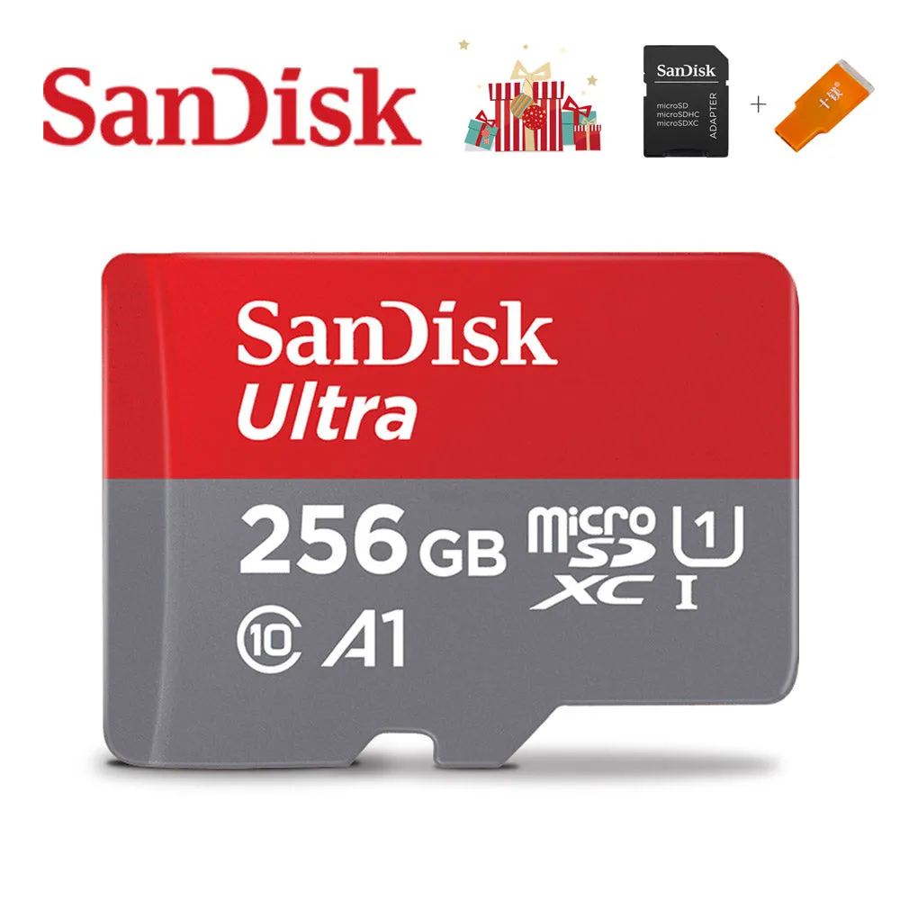SanDisk A1 Memory Card 400GB 256GB 200GB 128GB 64GB 98MB/S 32GB Micro sd card Class10 UHS-1 flash card Memory Microsd TF/SD Card