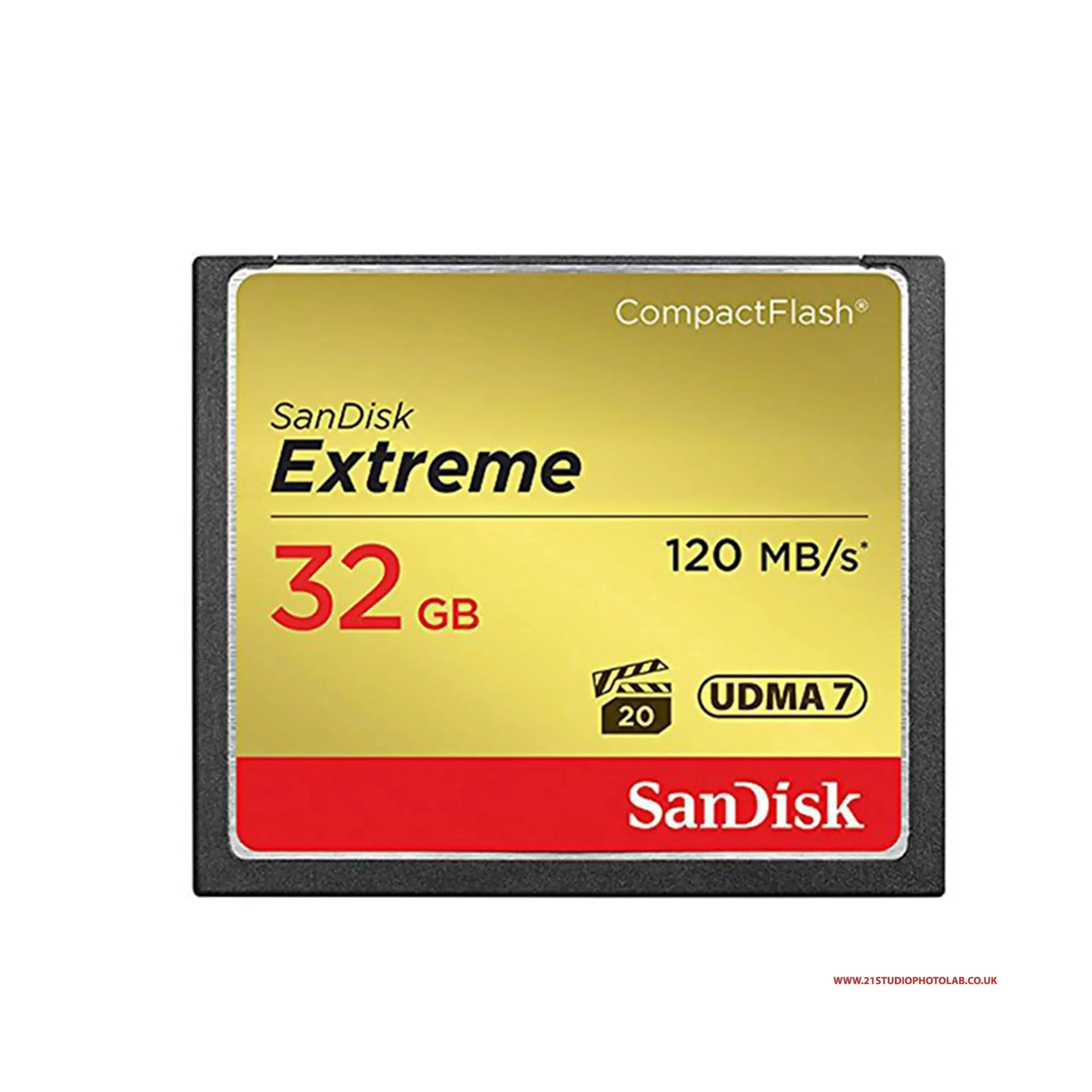 Sandisk Extreme Compact Flash 32GB 120MB/S UDMA 7 Memory Card