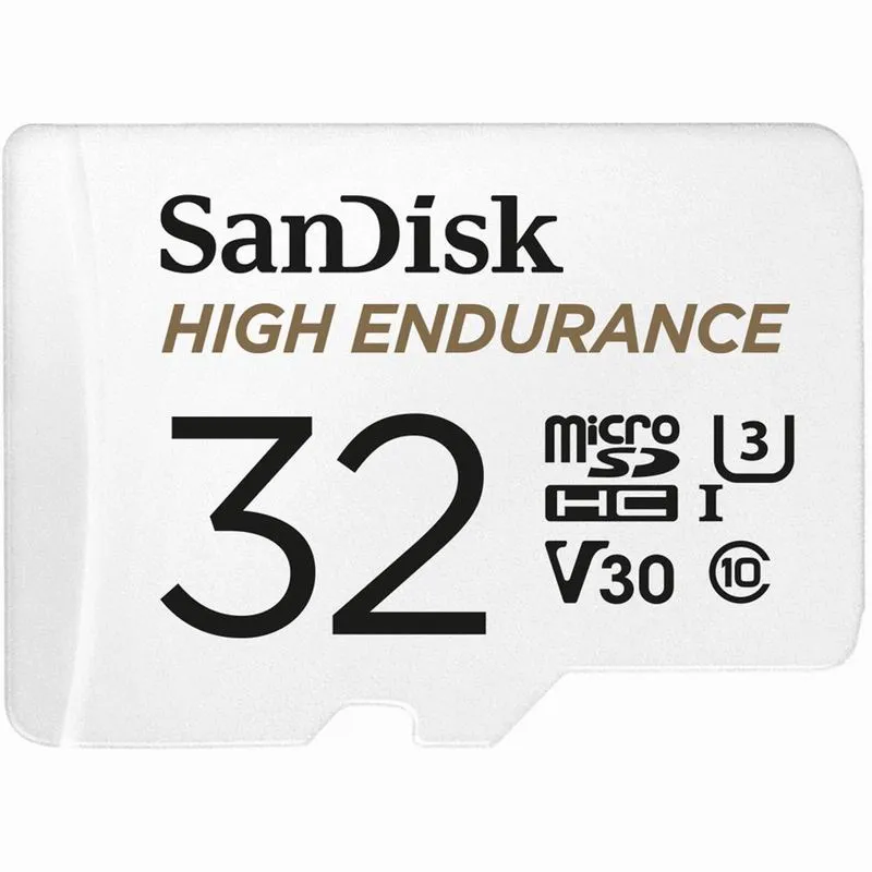 SanDisk High Endurance Memory Card 32GB 64GB 128GB 256GB Dash Cam Car Camera CCTV Video MicroSD 4K
