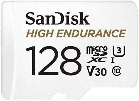 SanDisk High Endurance Memory Card 32GB 64GB 128GB 256GB Dash Cam Car Camera CCTV Video MicroSD 4K