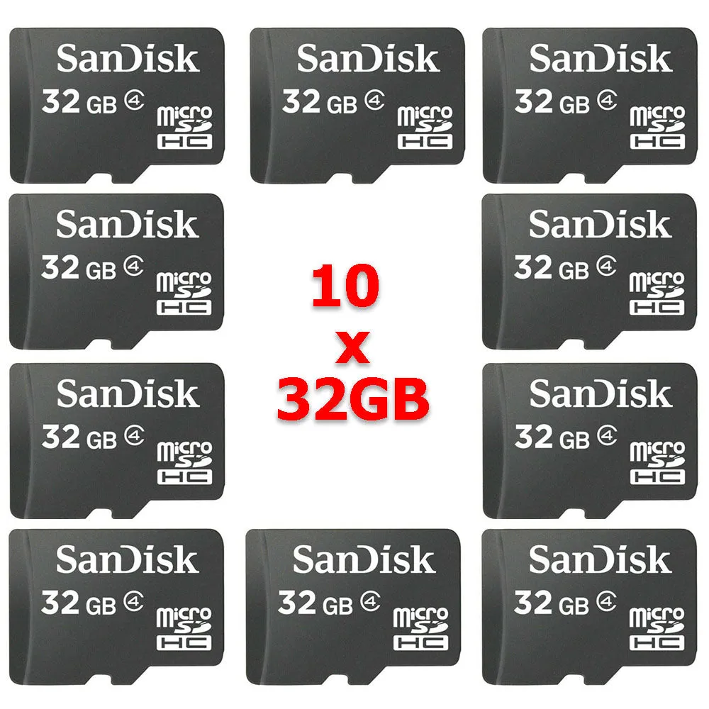 SanDisk Micro SD Card 16GB 32GB Memory Class 4 for Tablets Drones Wholesale lot