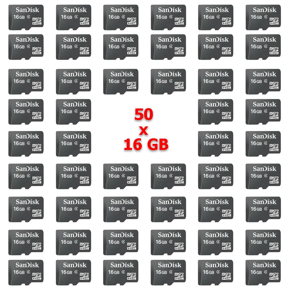 SanDisk Micro SD Card 16GB 32GB Memory Class 4 for Tablets Drones Wholesale lot