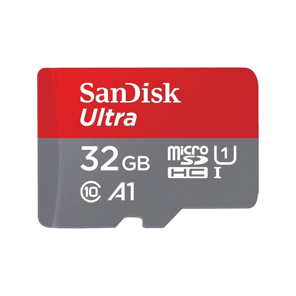 SanDisk Ultra A1 Class 10 Micro SD Memory Card - 32GB/64GB/128GB/256GB/400GB/512GB (120MB/s) (140MB/s) (SDSQUAR / SDSQUA4 / SDSQUAB / SDSQUAC)
