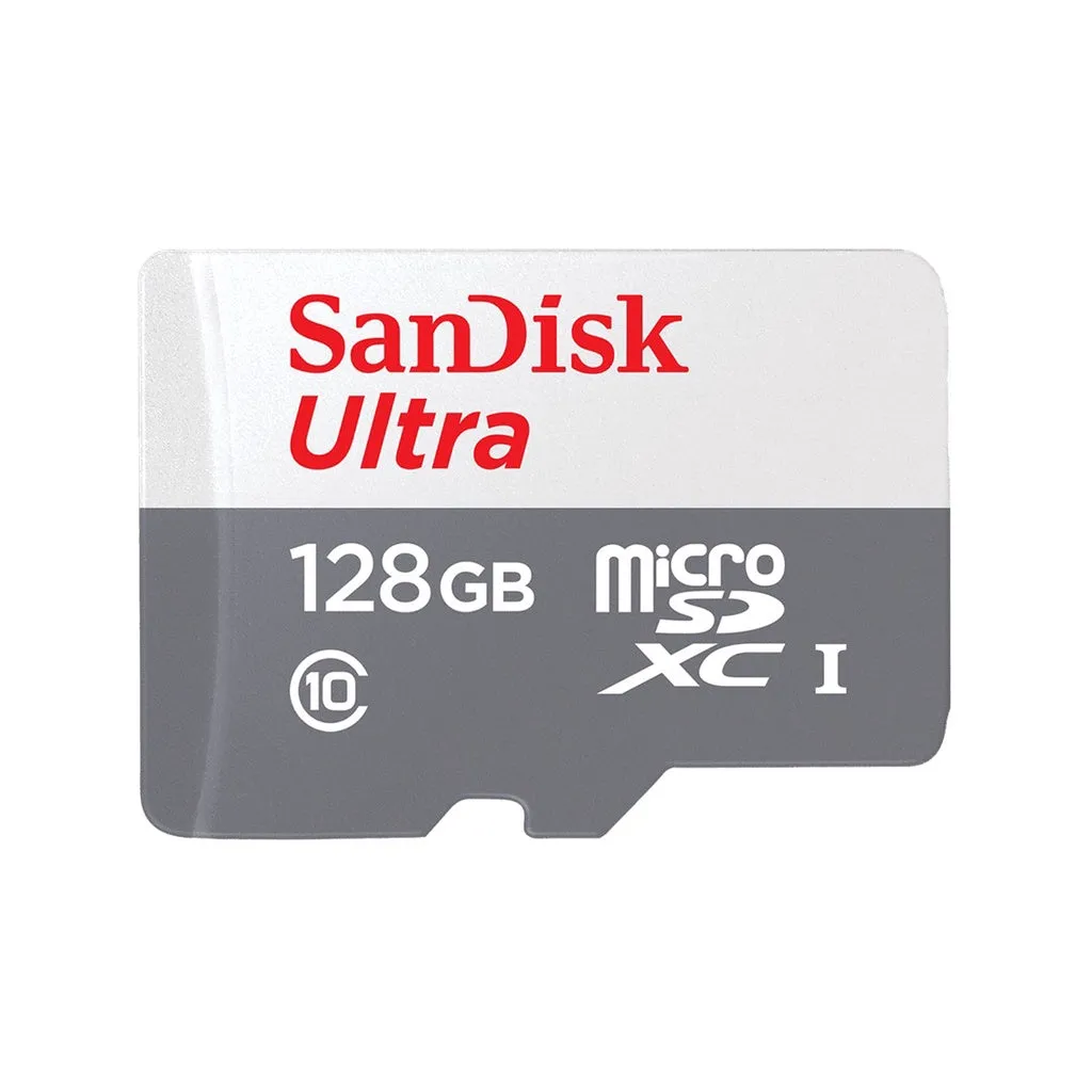SanDisk Ultra Class 10 UHS-I microSD Memory Card  - (32GB/64GB/128GB)(Max R: 100MB/s)(SDSQUNR) NO SD ADAPTER