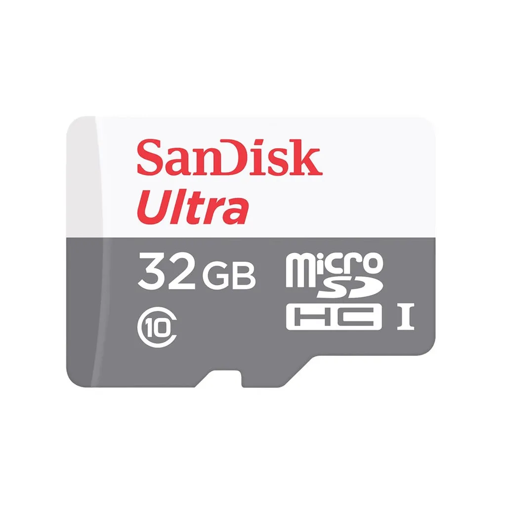 SanDisk Ultra Class 10 UHS-I microSD Memory Card  - (32GB/64GB/128GB)(Max R: 100MB/s)(SDSQUNR) NO SD ADAPTER