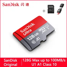 Sandisk Ultra Micro SD 128GB 32GB 64GB 256GB 16G 400GB SD/TF Flash Card Memory Card
