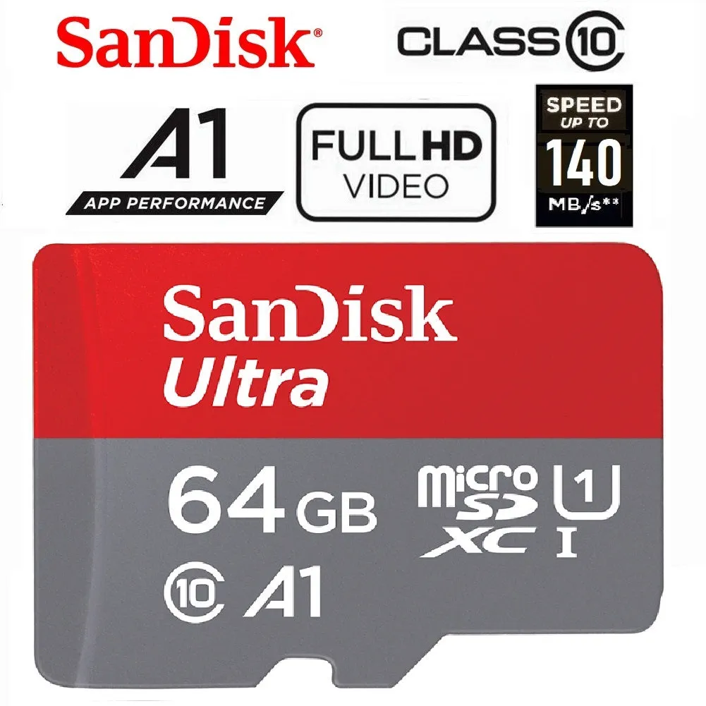 Sandisk Ultra MicroSD Memory Card 32GB 64GB 128GB 256GB 512GB 1TB