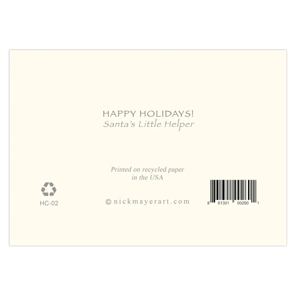 Santa's Little Helper Holiday Cards