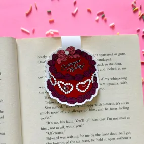 Scorpio Vintage Cake Magnetic Bookmark - Zodiac Bookmark
