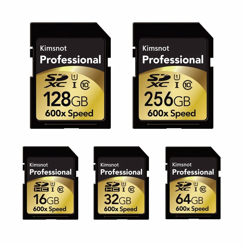 SD card 64GB 128GB 256GB SDXC SDHC Card Memory Card High Speed 600x Camera and Phones