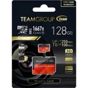 Team Group Memory Card Micro Sdxc 128Gb Class 10