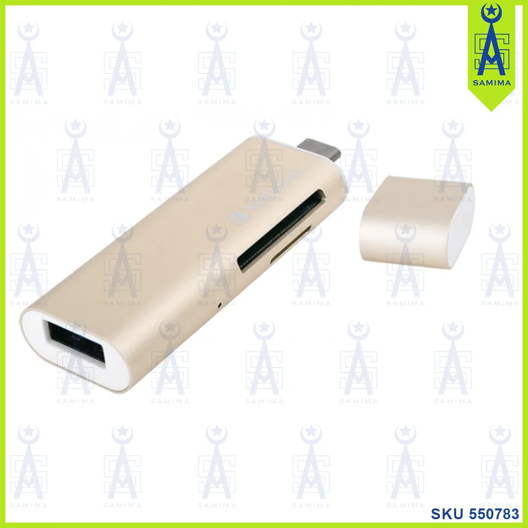 VERBATIM TYPE C OTG HUP CARD READER USB 3.0 PORT