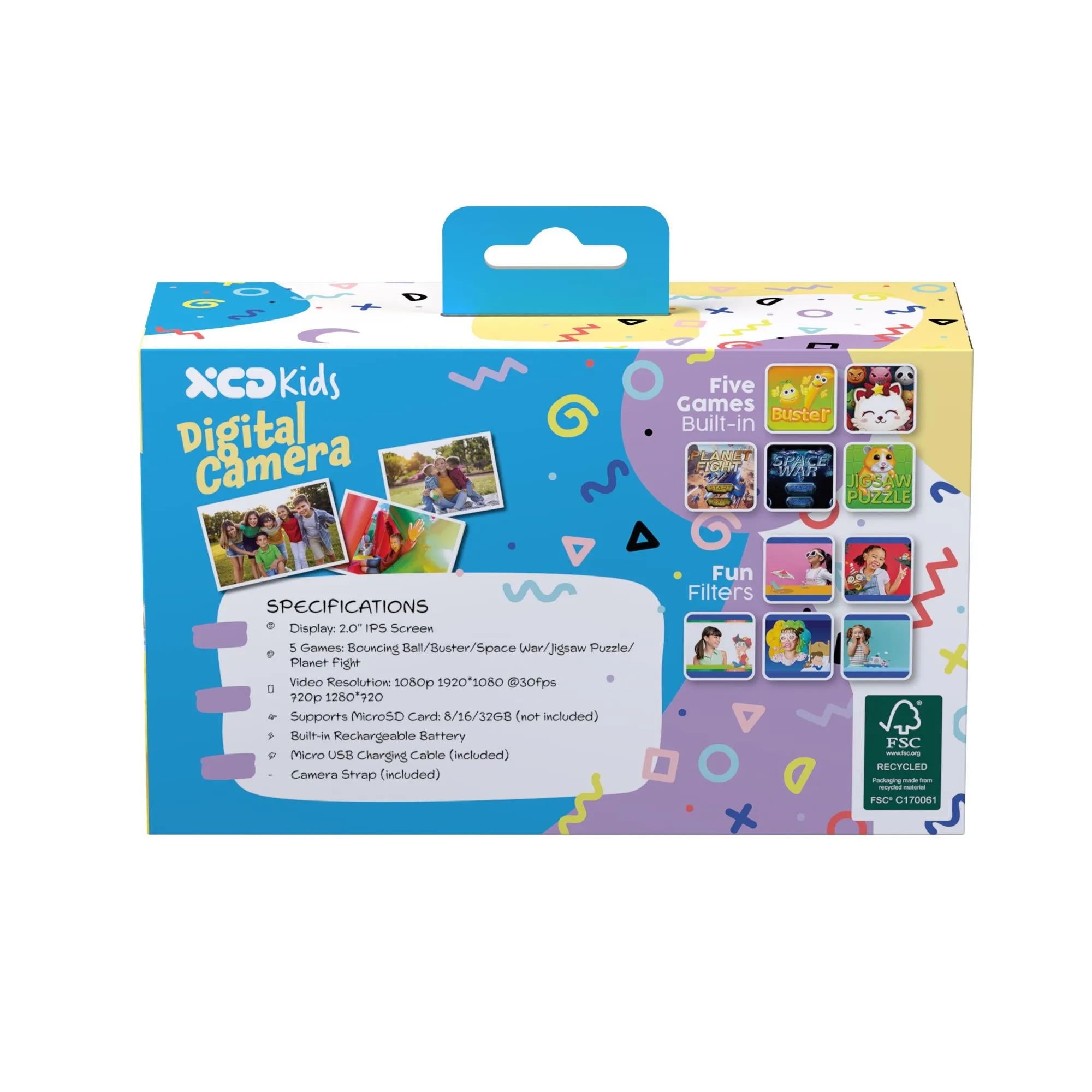 XCD Kids Mini Digital Camera (Blue)