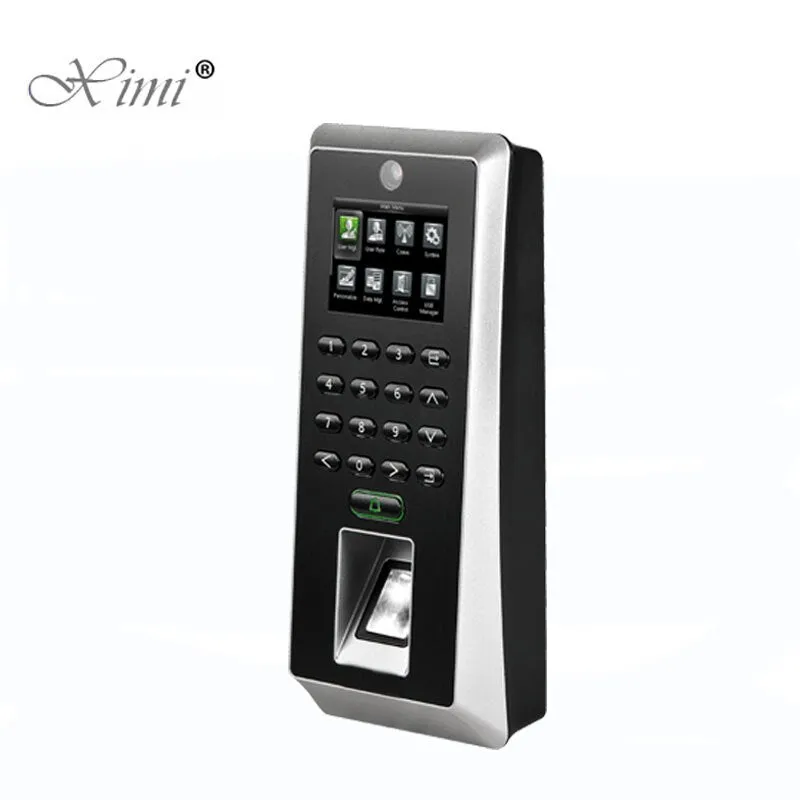 ZK Software Fingerprint Access Control System With 125khz RFID Card Reader SilkID Sensor To Prevent False Fingerprints F21